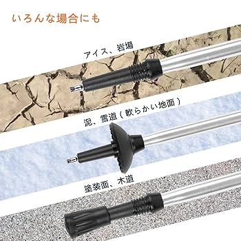 Amazon | MOON LENCE トレッキングポール 超軽量 コンパクト 3段